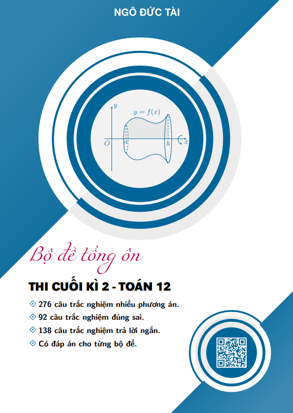 Bộ đề ôn thi cuối học kì 2 môn Toán 12 – Ngô Đức Tài