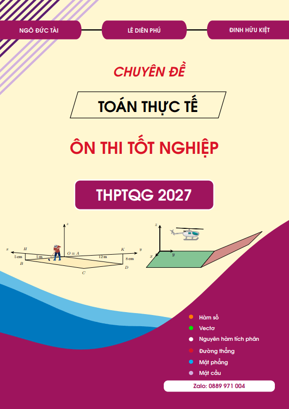 Chuyên đề toán thực tế ôn thi tốt nghiệp THPT QG môn Toán