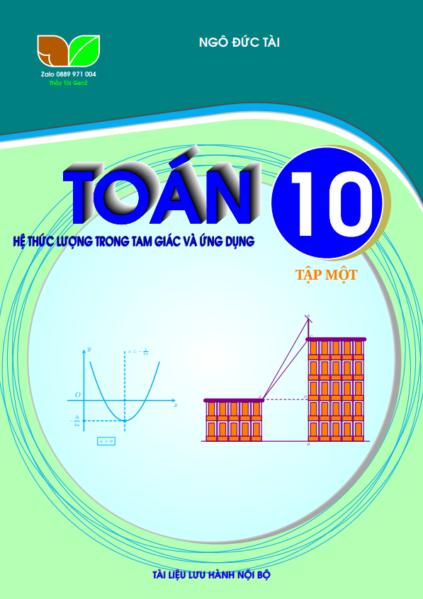 Chuyên đề Toán 10 chương hệ thức lượng trong tam giác và ứng dụng