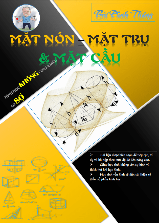 Chuyên đề mặt nón, mặt trụ, mặt cầu – Bùi Đình Thông