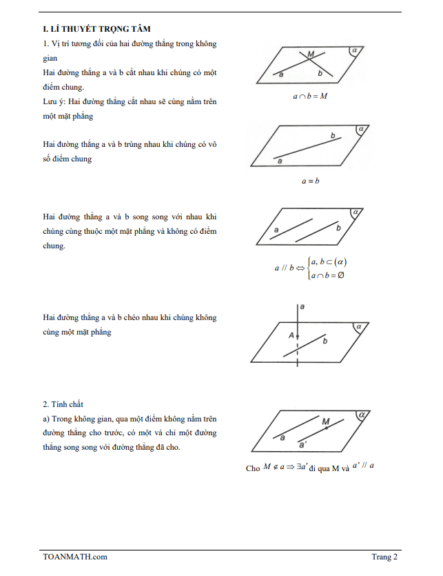 Bài giảng hai đường thẳng song song