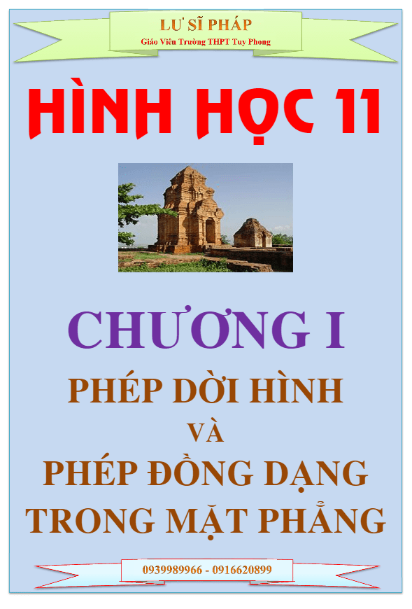 Phép dời hình và phép đồng dạng trong mặt phẳng – Lư Sĩ Pháp