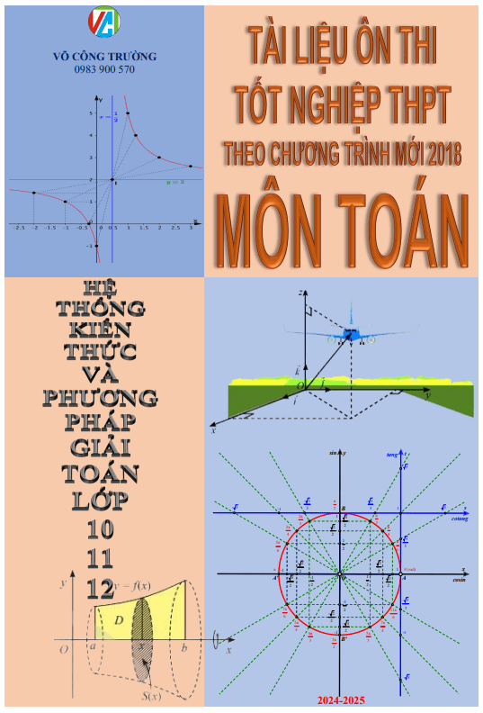 Tài liệu ôn thi tốt nghiệp THPT môn Toán theo chương trình GDPT 2018