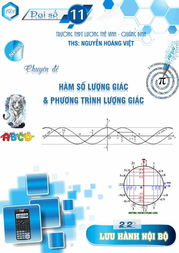 Chuyên đề hàm số lượng giác và phương trình lượng giác – Nguyễn Hoàng Việt