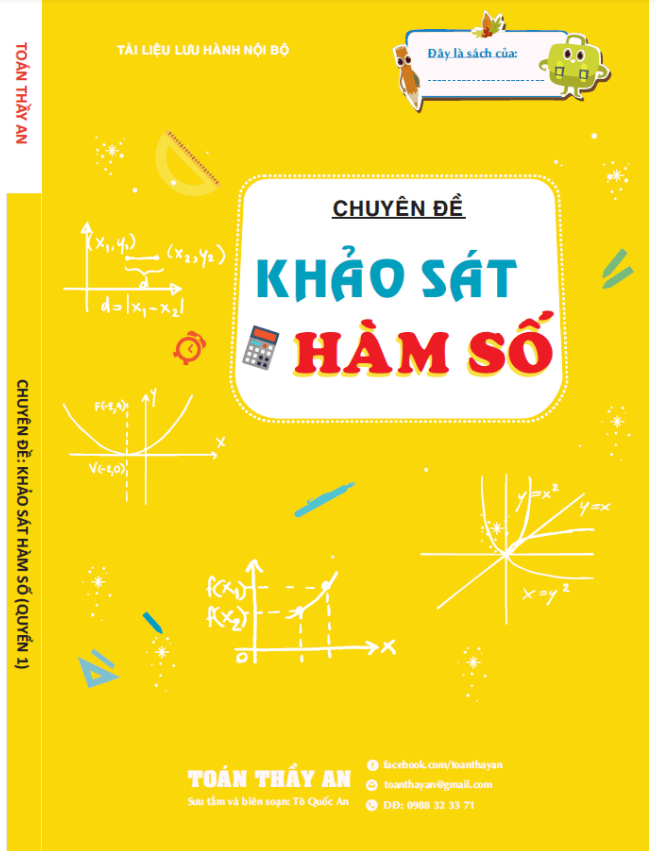 Chuyên đề khảo sát hàm số – Tô Quốc An (quyển 1)