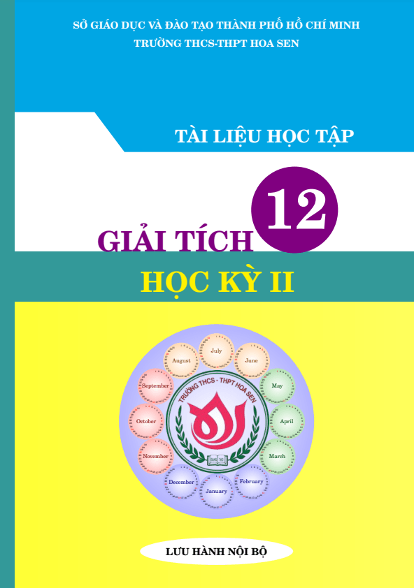 Tài liệu học tập Giải tích 12 học kỳ 2