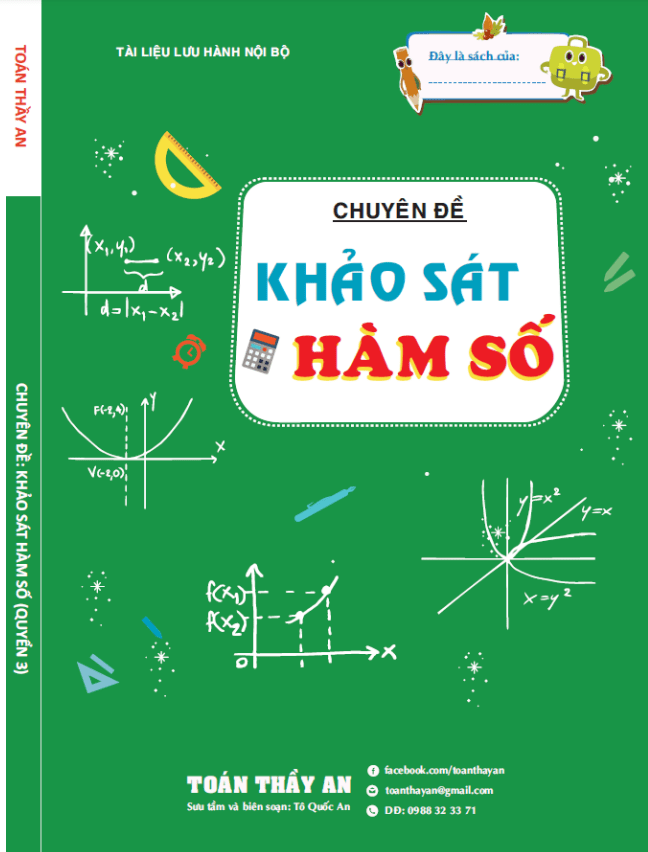 Chuyên đề khảo sát hàm số – Tô Quốc An (quyển 3)