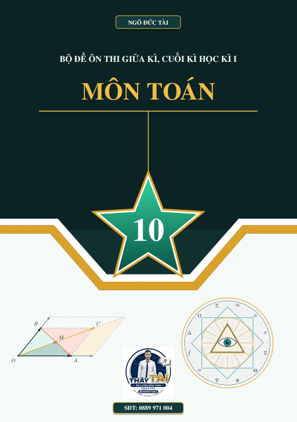 Bộ đề ôn tập kiểm tra định kì học kì 1 môn Toán 10 – Ngô Đức Tài