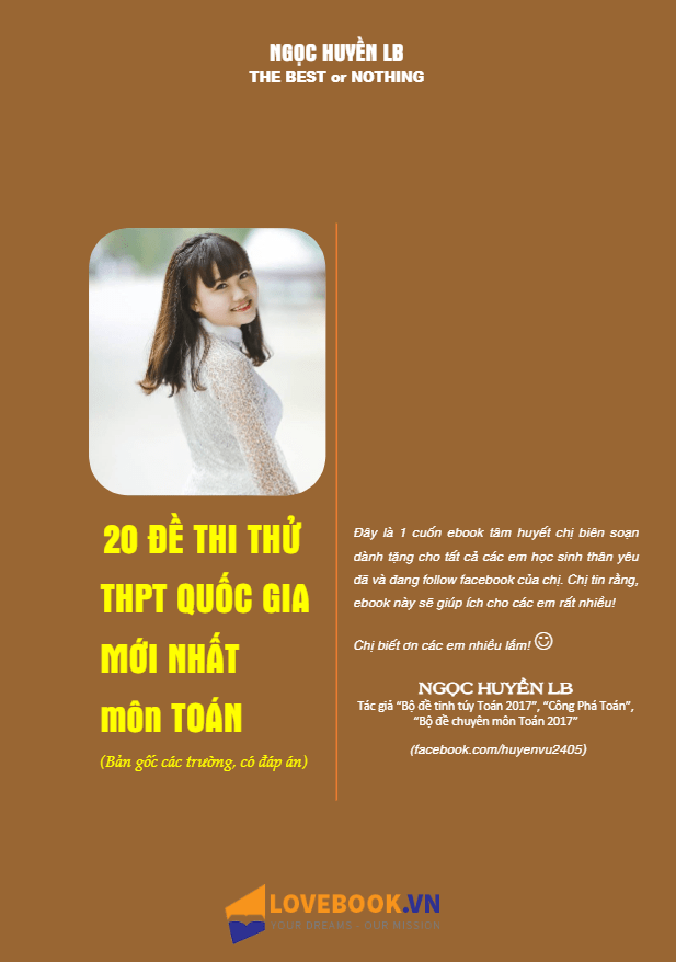 Tổng hợp 20 đề thi thử THPT Quốc gia môn Toán tháng 5/2017 có đáp án