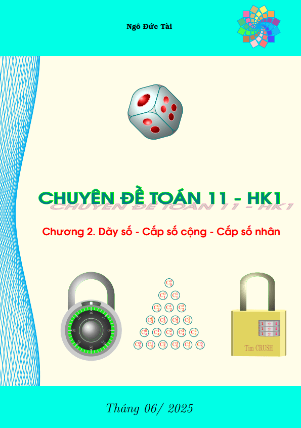 Chuyên đề Toán 11 chương dãy số, cấp số cộng và cấp số nhân