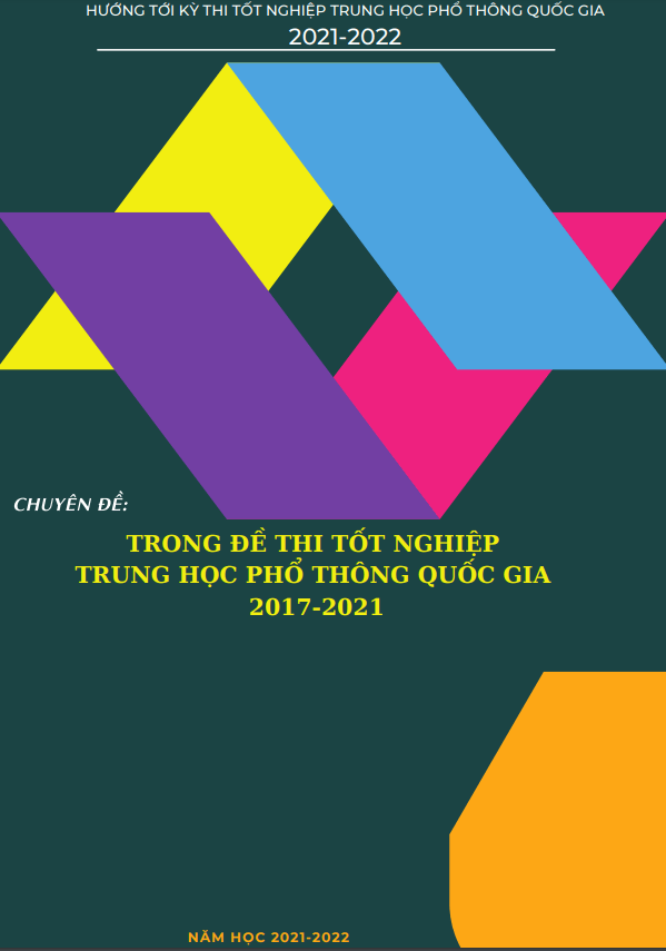 Chuyên đề trong đề thi tốt nghiệp THPT Quốc gia môn Toán 2017 – 2021