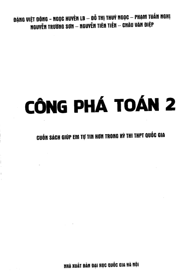 Công phá Toán 2
