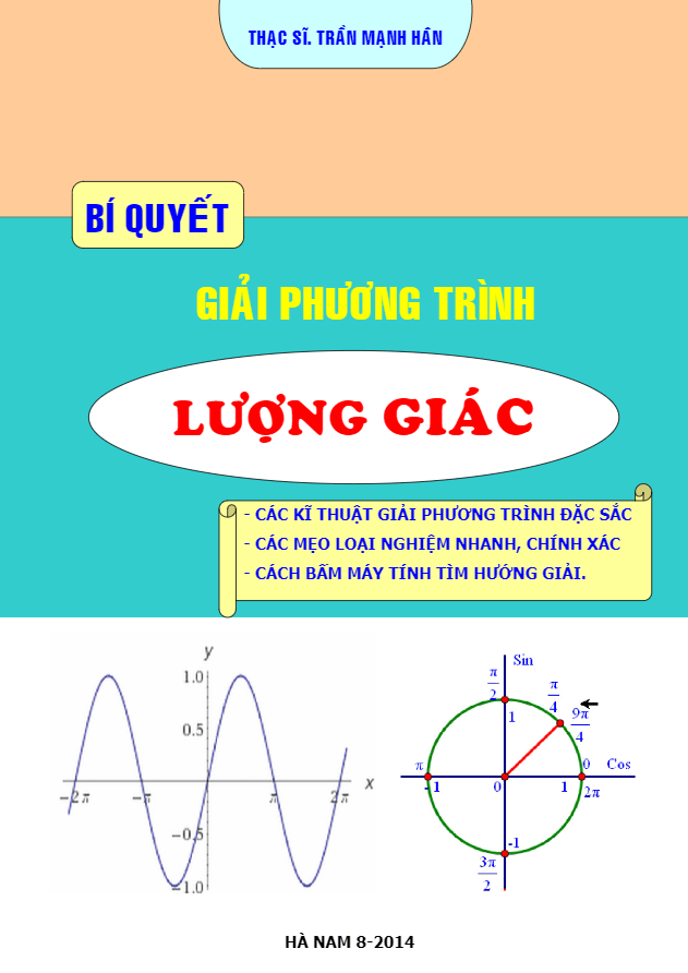 Phương pháp giải phương trình lượng giác – Trần Mạnh Hân