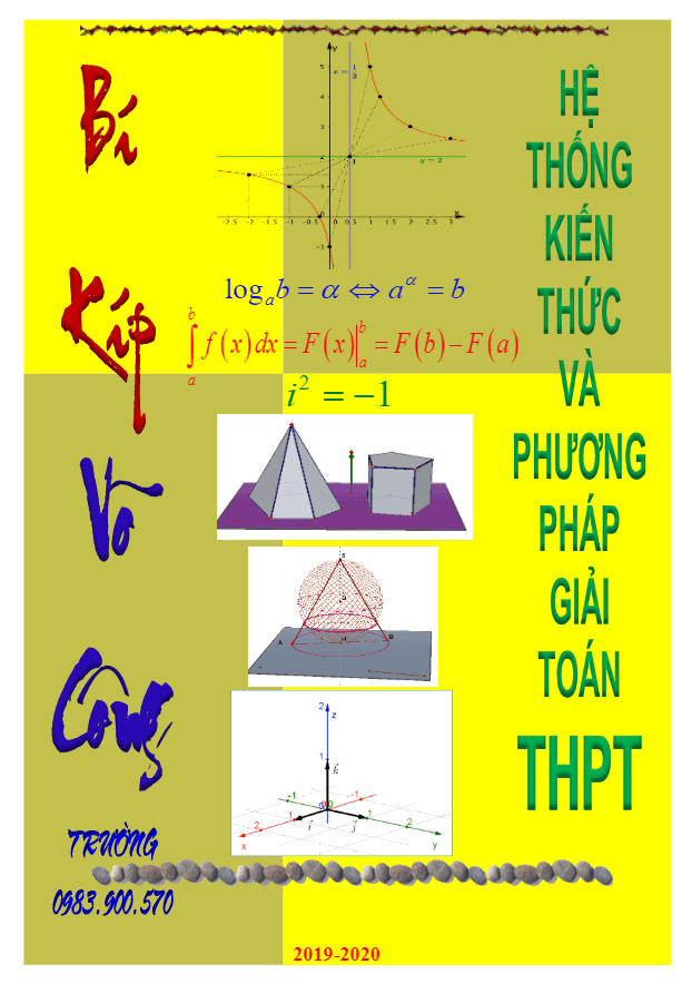Hệ thống kiến thức và phương pháp giải Toán THPT – Võ Công Trường
